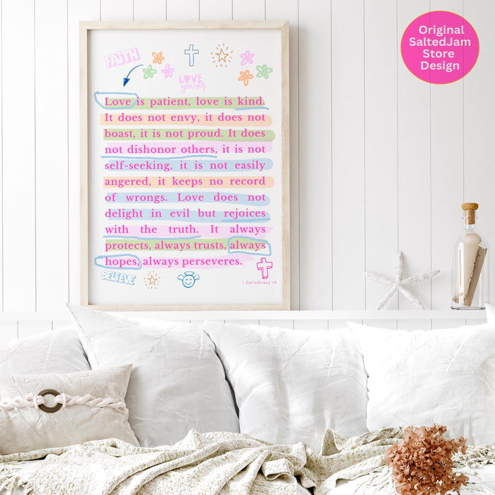 Trendy Modern Christian Art Proverbs God Wall Art Scripture Decor Pink Wallart Bible Verse Wall Art Spiritual Art Religious Digital Download