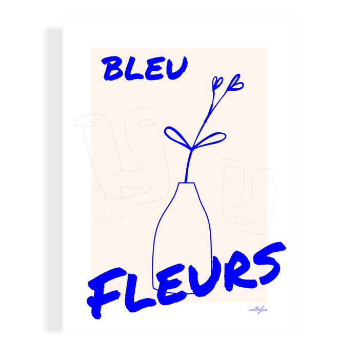 BLEU FLEURS
