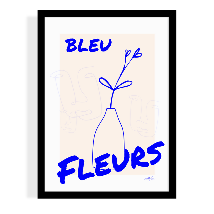 BLEU FLEURS